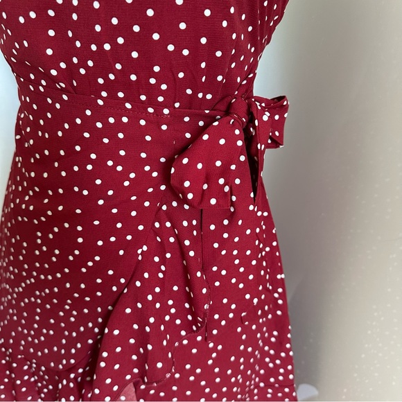 Princess Polly Caesura Mini Dress in Wine sz 4 - Picture 12 of 16